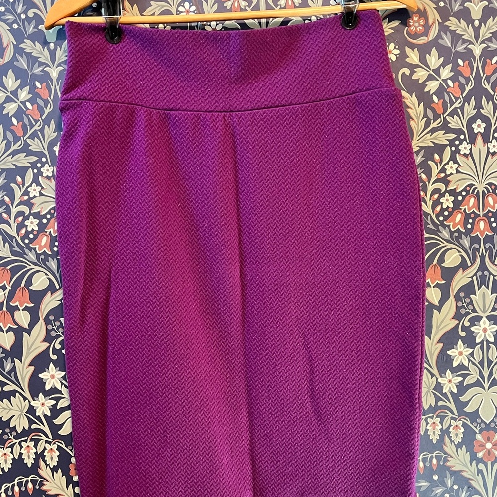 LuLaRoe Vibrant Purple Pencil Skirt